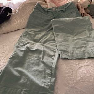 Cropped jean wide leg